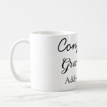 Eenvoudige minimale felicitaties afstuderen voeg u