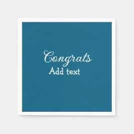 Eenvoudige minimale felicitaties afstuderen voeg u servet