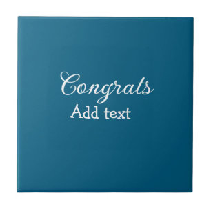 Eenvoudige minimale felicitaties afstuderen voeg u tegeltje