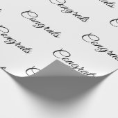 Eenvoudige minimale felicitaties voegen jouw tekst cadeaupapier (Hoek)