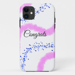 Eenvoudige minimale felicitaties voegen jouw tekst Case-Mate iPhone case