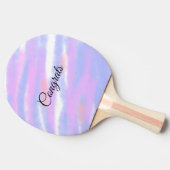Eenvoudige minimale felicitaties voegen jouw tekst tafeltennisbatje (Zijkant)