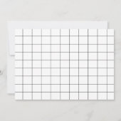 Eenvoudige minimale foto slaat de datumnamen met g save the date (Achterkant)