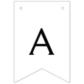 eenvoudige minimale gelukkige verjaardag CUSTOM Vlaggetjes (Derde vlag)