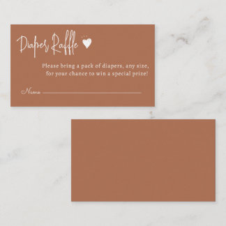 Eenvoudige minimale geslachtsneutrale luierloep informatiekaartje