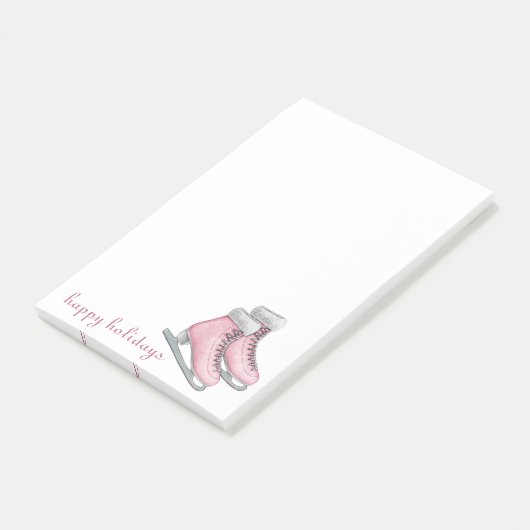 Eenvoudige minimale Girly Winter Post-it® Notes (Schuin)