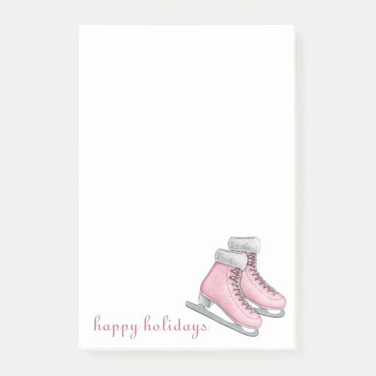 Eenvoudige minimale Girly Winter Post-it® Notes (Voorkant)