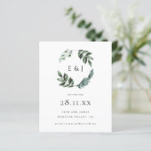 Eenvoudige minimale Greenery-opslagdatum (Staand voorkant)