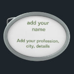 Eenvoudige minimale groene add jouw tekst name fot gesp<br><div class="desc">ontwerp</div>