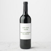 Eenvoudige minimale groene add jouw tekst name fot
