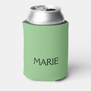 EENVOUDIGE MINIMALE GROENE VOEG JE NAAM TOE GIFT BLIKJESKOELER