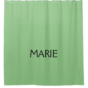 EENVOUDIGE MINIMALE GROENE VOEG JE NAAM TOE GIFT   DOUCHEGORDIJN
