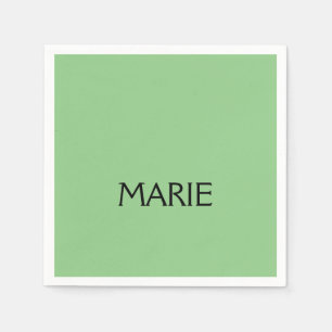 EENVOUDIGE MINIMALE GROENE VOEG JE NAAM TOE GIFT  SERVET