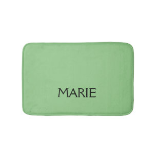 EENVOUDIGE MINIMALE GROENE VOEG JE NAAM TOE TEXT G BADMAT