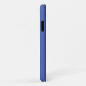 Eenvoudige, minimale helderblauw Case-Mate iPhone case (Achterkant/rechts)