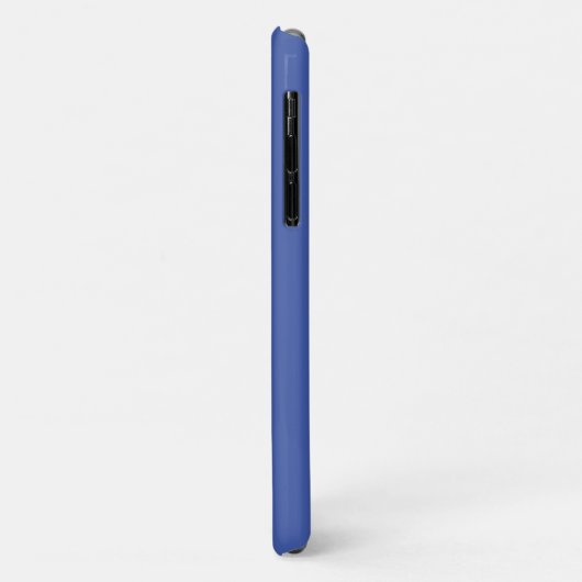 Eenvoudige, minimale helderblauw Case-Mate iPhone case (Achterkant/links)
