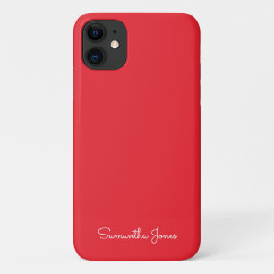 Eenvoudige, minimale helderrood Case-Mate iPhone case