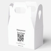 Eenvoudige minimale honingmadonatie bruiloft q of  bedankdoosjes (Geopend)