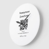 Eenvoudige minimale honingmadonatie bruiloft q of grote klok (Hoek)