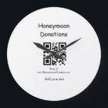 Eenvoudige minimale honingmadonatie bruiloft q of  grote klok<br><div class="desc">Designed for your wedding</div>