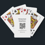 Eenvoudige minimale honingmadonatie bruiloft q of  pokerkaarten<br><div class="desc">Designed for your wedding</div>