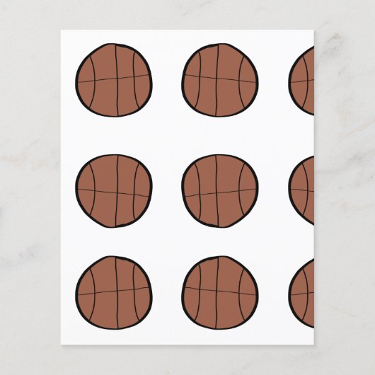 eenvoudige minimale honkbal brons flyer (Voorkant)