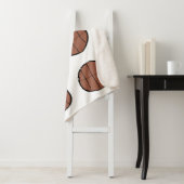 eenvoudige minimale honkbal brons sherpa deken (In situ)