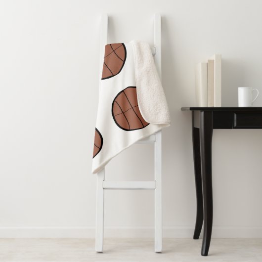 eenvoudige minimale honkbal brons sherpa deken (In situ)