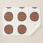 eenvoudige minimale honkbal brons sherpa deken (Voorkant (horizontaal))