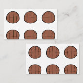 eenvoudige minimale honkbal brons visitekaartje (Voorkant / Achterkant)