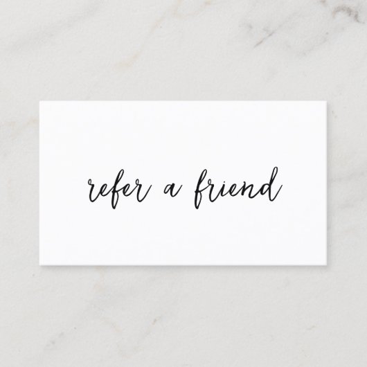 Eenvoudige minimale Icons voor sociale media, eleg Aanbevelingskaartje (Voorkant)