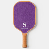 Eenvoudige minimale Initialen voor moderne basisna Pickleball Paddle (Voorkant)