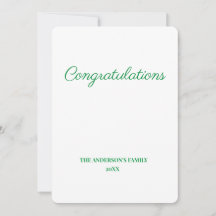 eenvoudige minimale jouw tekst felicitaties