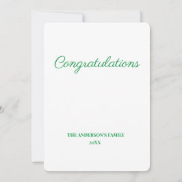 eenvoudige minimale jouw tekst felicitaties