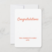 eenvoudige minimale jouw tekst felicitaties