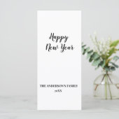 eenvoudige, minimale jouw tekst voor een nieuw jaa (Staand voorkant)