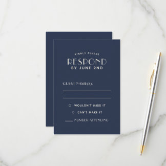 Eenvoudige, minimale Kaarten van Ecru Wedding RSVP