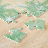 eenvoudige, minimale kalligrafie, blije verjaardag legpuzzel (Zijkant)