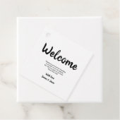 Eenvoudige minimale kalligrafie Dank u voor Gift T Bedankjes Labels (In situ)