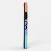 eenvoudige , minimale kalligrafie - gelukkige verj Case-Mate iPhone case (Achterkant/rechts)