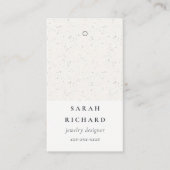 Eenvoudige Minimale Keramische Textuur Prijs Label (Voorkant)