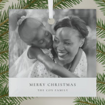 Eenvoudige, minimale kerstfoto zwart-wit