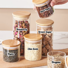 Eenvoudige minimale keuken en voorraadkast opbergl sticker