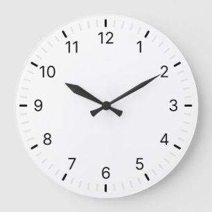 Eenvoudige minimale klassieker grote klok
