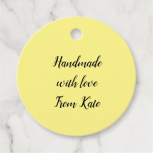 eenvoudige minimale kleine handgemaakte zakelijke bedankjes labels