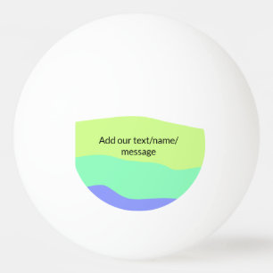 Eenvoudige, minimale, kleurrijke abstracte jouw te pingpongbal