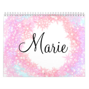 eenvoudige minimale lichte roze voeg je naam toe m kalender