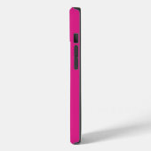 Eenvoudige minimale magenta gepersonaliseerd hot r Case-Mate iPhone case (Achterkant / Links)