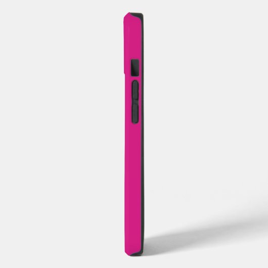 Eenvoudige minimale magenta gepersonaliseerd hot r Case-Mate iPhone case (Achterkant / Links)