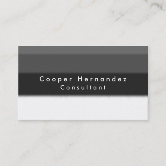 Eenvoudige minimale minimale minimale bedekking vo visitekaartje (Voorkant)